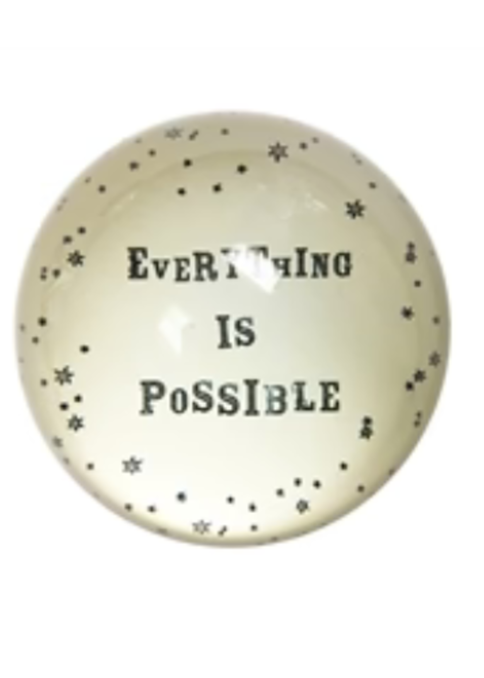 Sugarboo & Co. Sugarboo PW135 Everything Is Possible  Paperweight  4"x4"