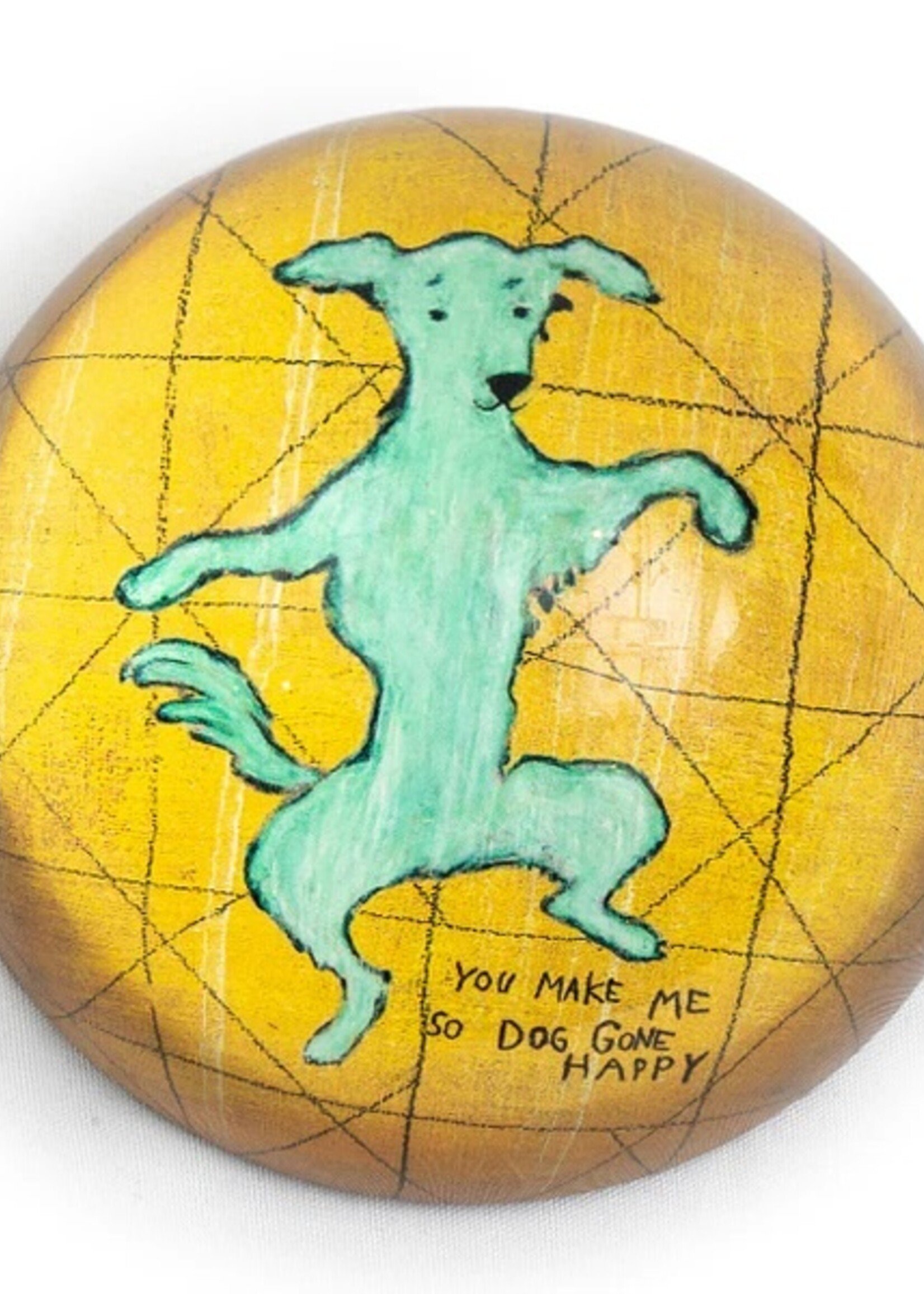 Sugarboo & Co. Sugarboo PW146 Dancing Dog Paperweight  4"x4"