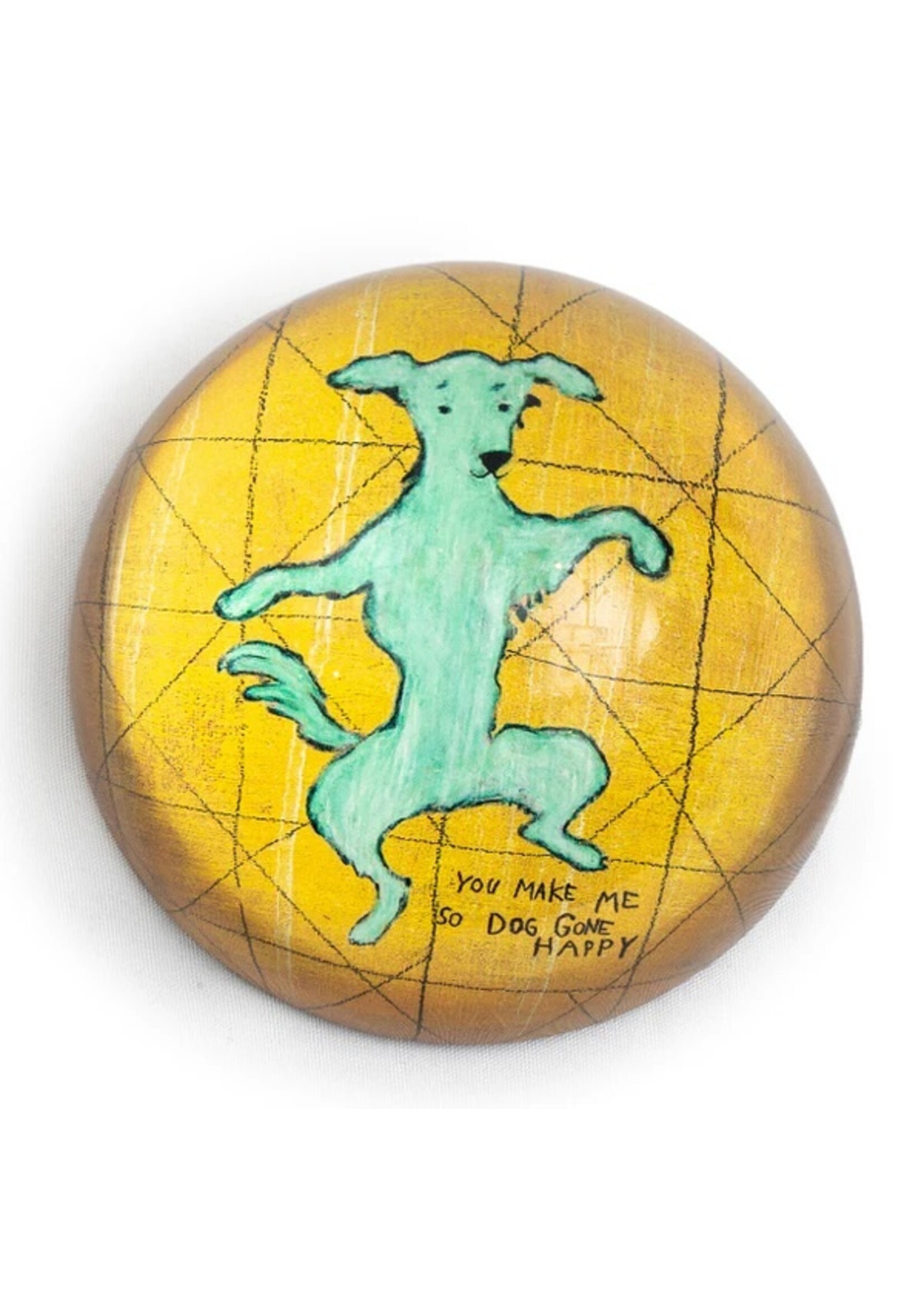 Sugarboo & Co. Sugarboo PW146 Dancing Dog Paperweight  4"x4"