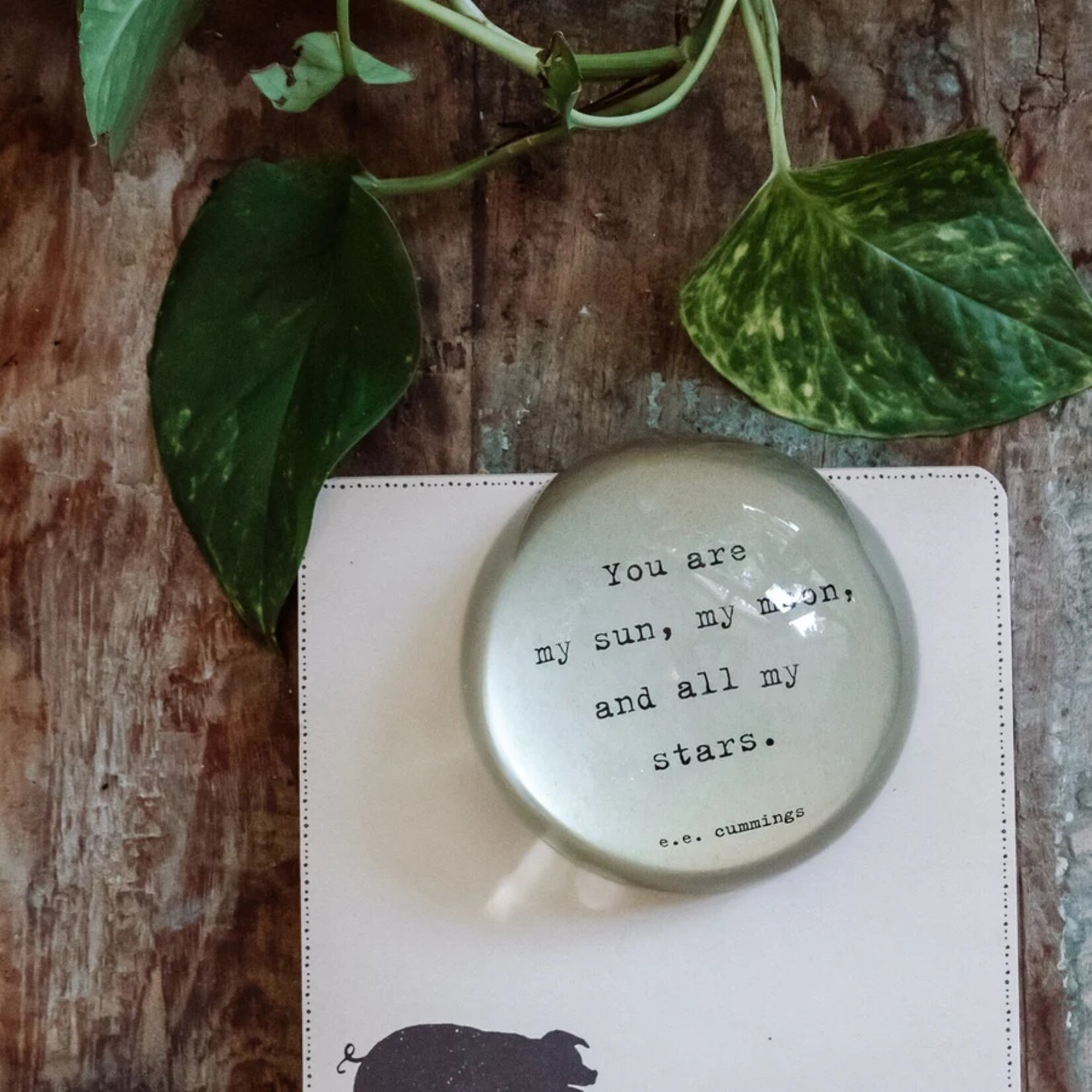 Sugarboo & Co. Sugarboo PW151 My Sun, My Moon  Paperweight  4"x4"