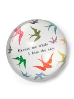Sugarboo & Co. Sugarboo excuse me while I kiss  Paperweight  4"x4"