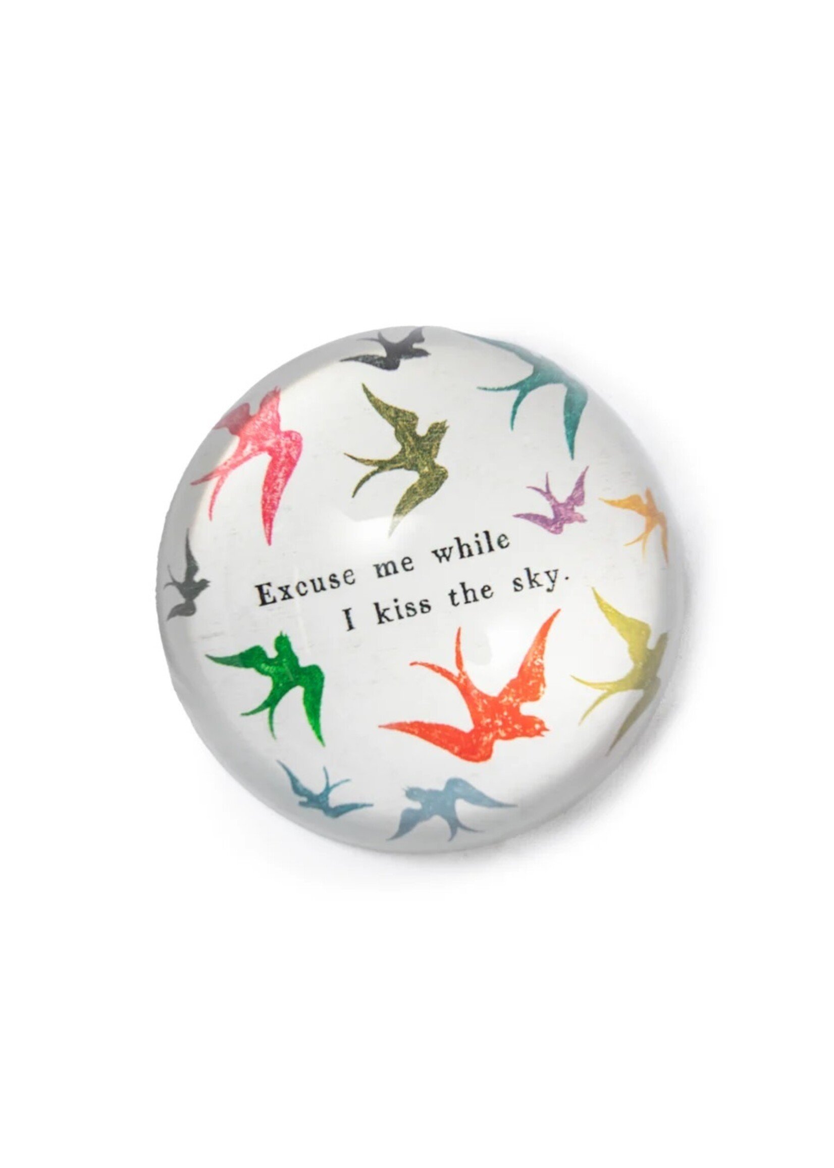 Sugarboo & Co. Sugarboo PW141  excuse me while I kiss  Paperweight  4"x4"