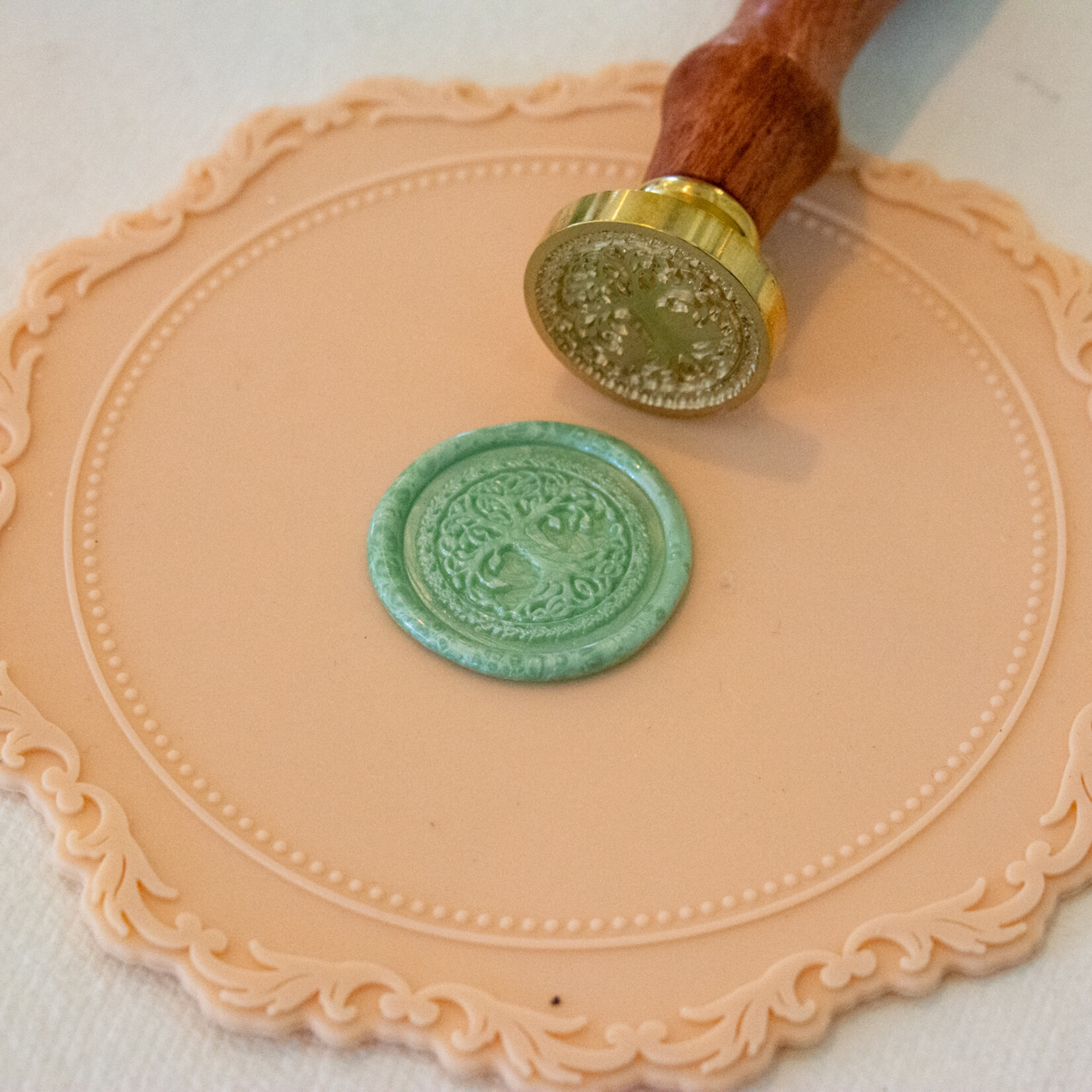 My Muses Card Shop My Muses Card Shop  Wax seal A124  Tree