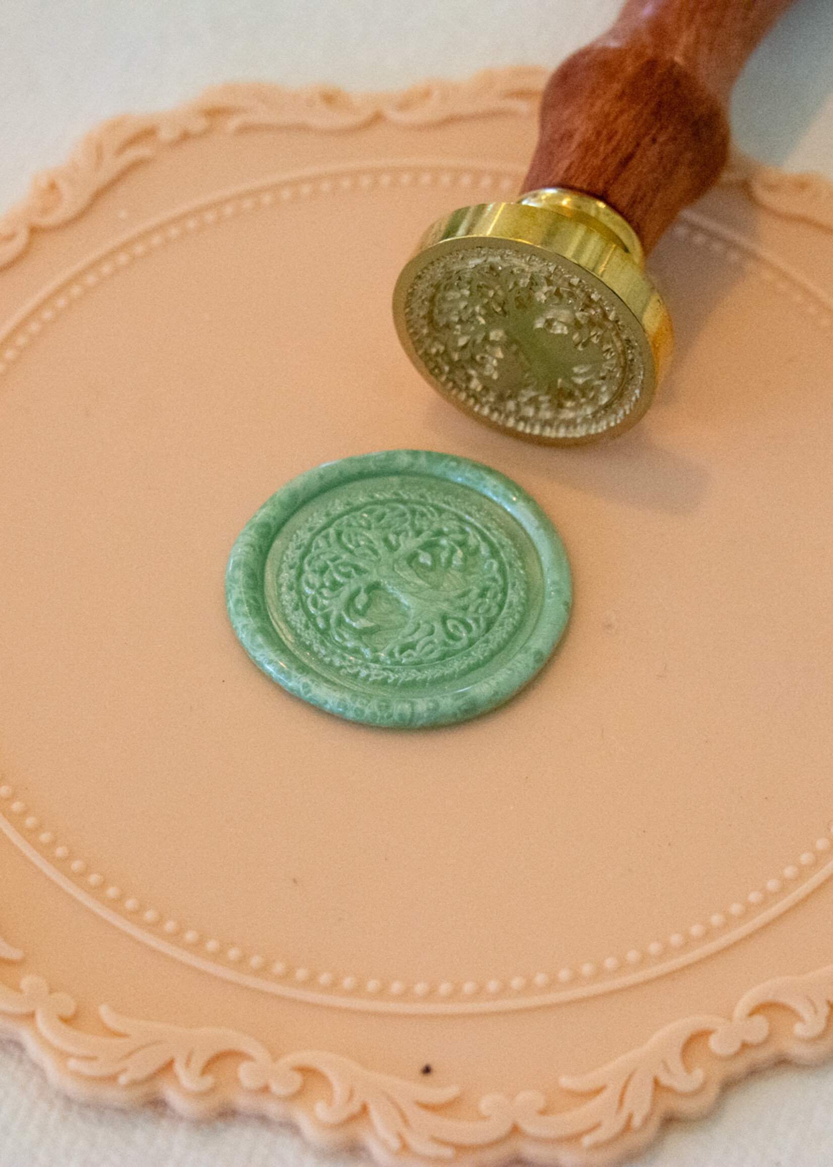 My Muses Card Shop My Muses Card Shop  Wax seal A124  Tree