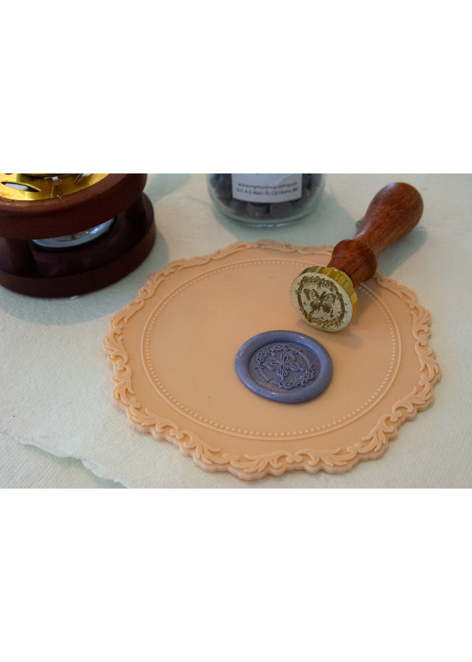 My Muses Card Shop My Muses Card Shop  Wax seal Dw 09  butterfly