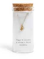 Sugarboo & Co. Sugarboo JW165 Message in a Bottle Necklace Hugs and Kisses