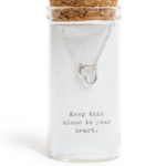 Sugarboo & Co. Sugarboo JW165 Message in a Bottle Necklace Keep this Close to your Heart