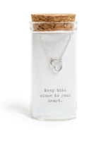 Sugarboo & Co. Sugarboo JW165 Message in a Bottle Necklace Keep this Close to your Heart
