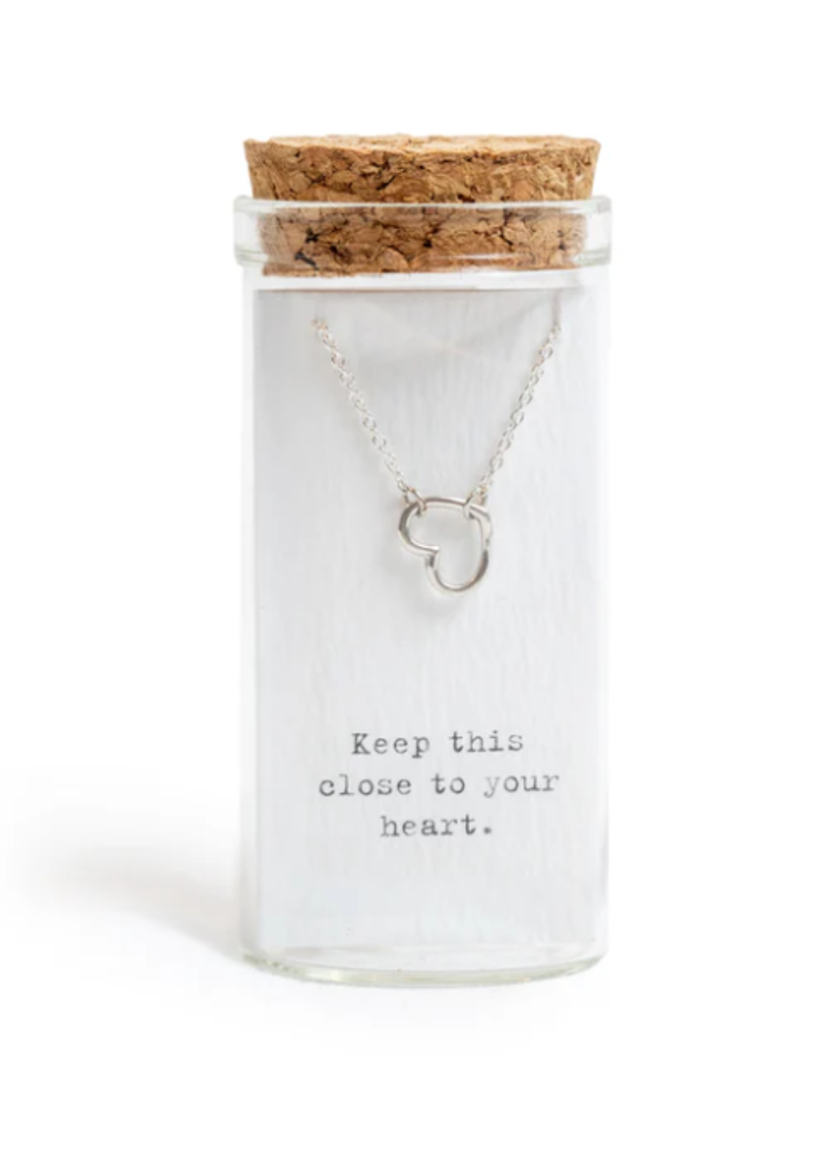 Sugarboo & Co. Sugarboo JW165 Message in a Bottle Necklace Keep this Close to your Heart