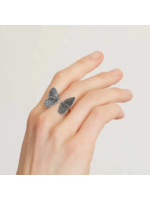 Nina Designs Nd Sterling silver Adjustable Dimensional Butterfly Wings Ring R246