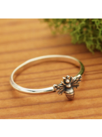 Nina Designs Nd  Sterling Silver Tiny Bee Ring Recycled Sterling Silver 6