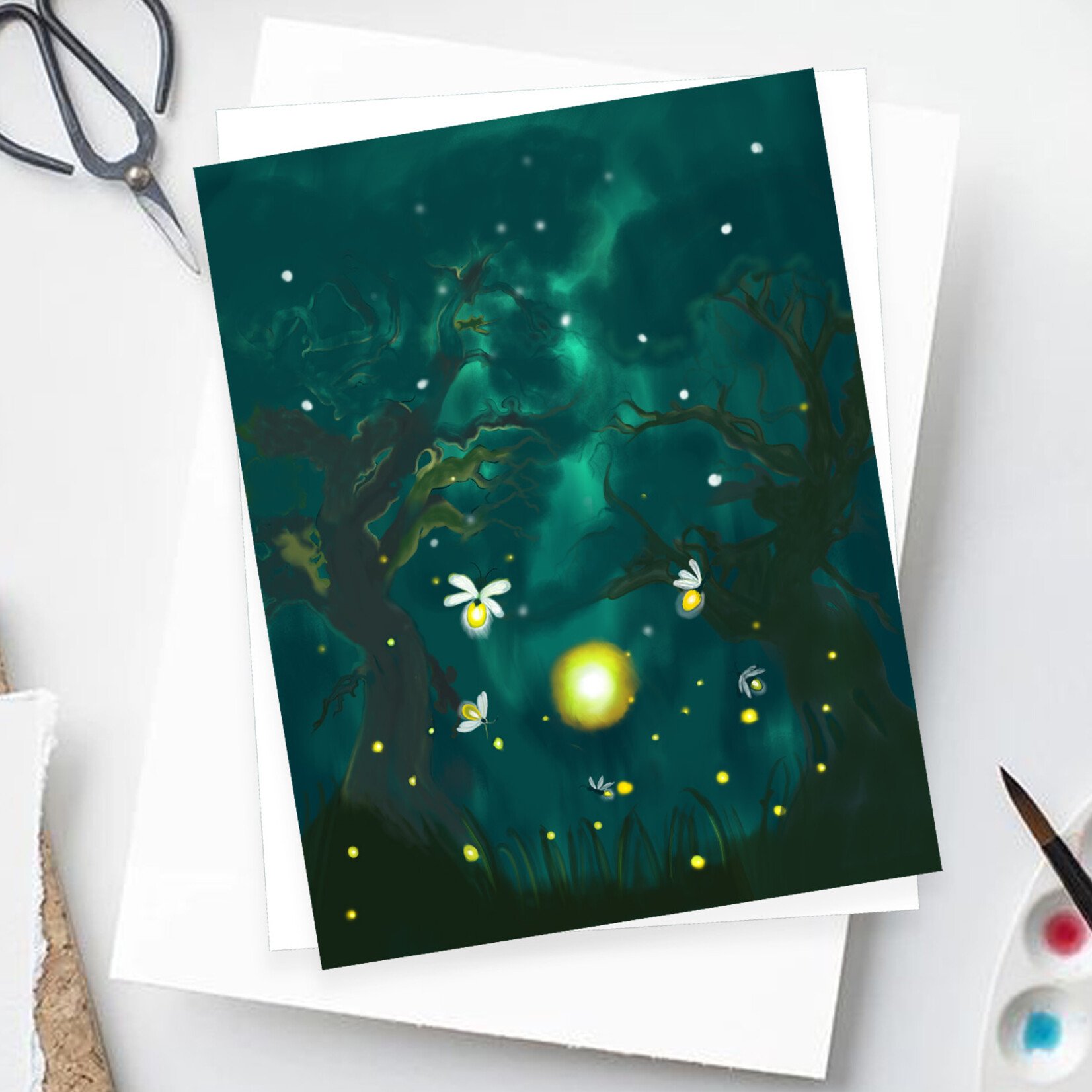 My Muses Card Shop My Muses Card Shop Enchanted Forest Greeting Card