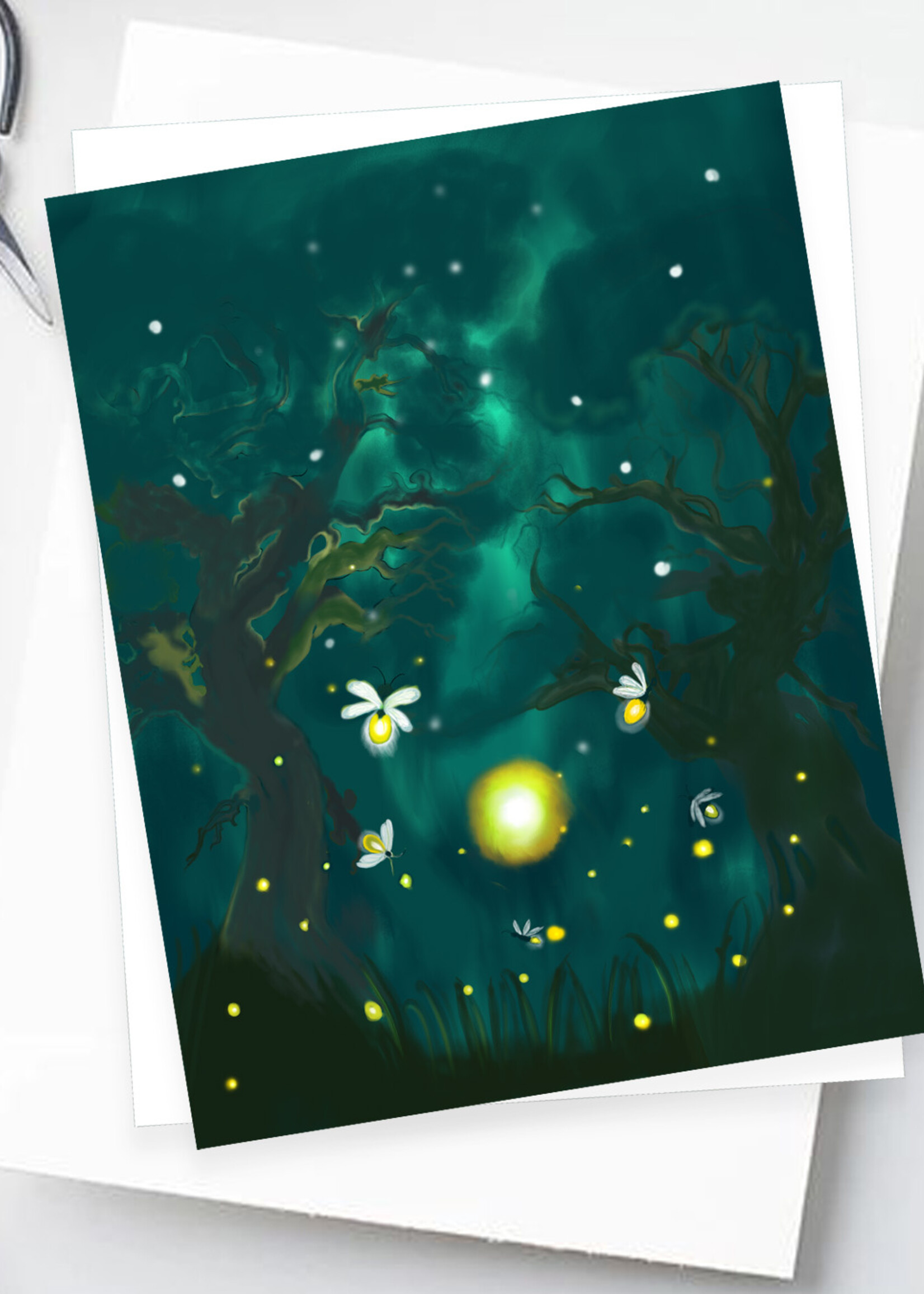 My Muses Card Shop My Muses Card Shop Enchanted Forest Greeting Card