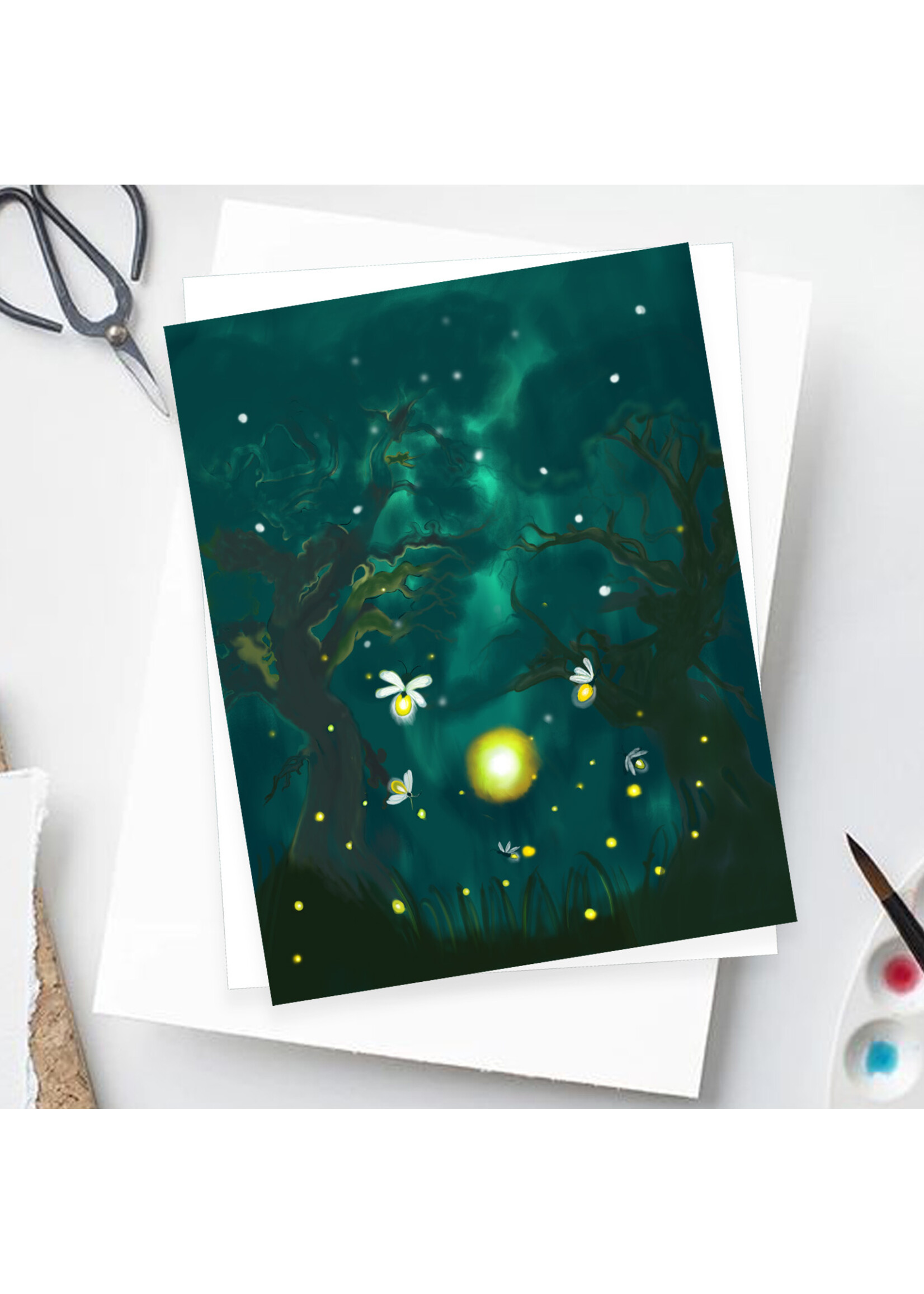 My Muses Card Shop My Muses Card Shop Enchanted Forest Greeting Card