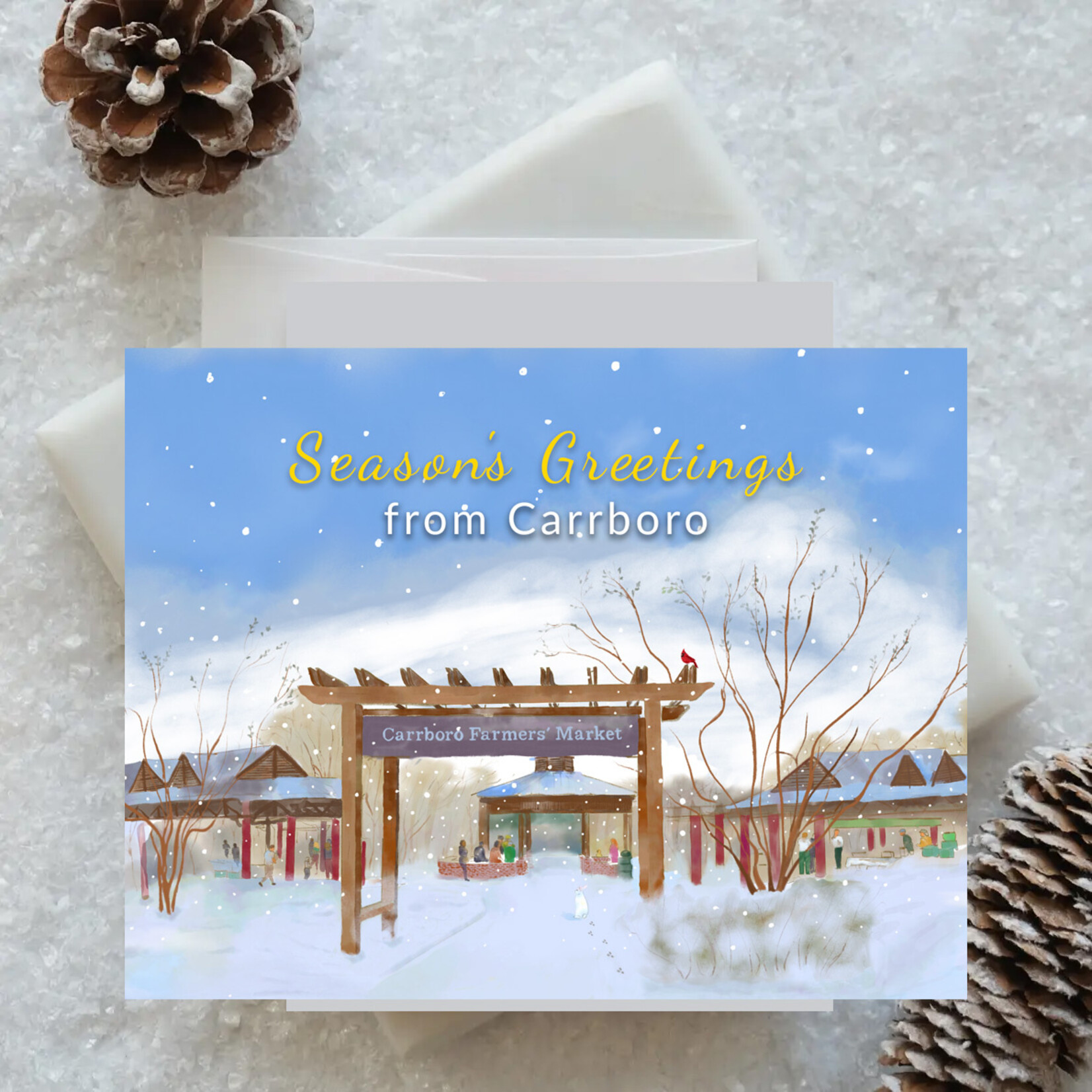 My Muses Card Shop My Muses Card Shop Season's Greetings from Carrboro Farmer's Market card