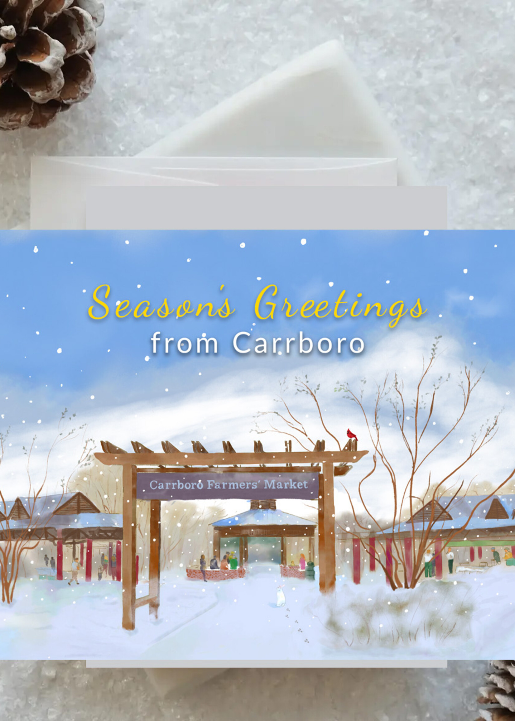 My Muses Card Shop My Muses Card Shop Season's Greetings from Carrboro Farmer's Market card