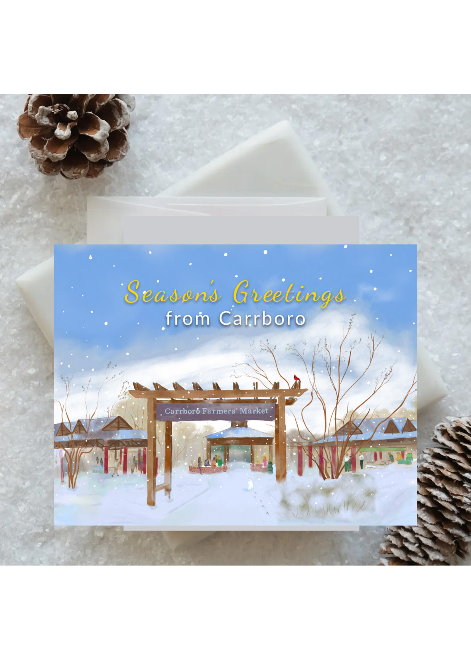 My Muses Card Shop My Muses Card Shop Season's Greetings from Carrboro Farmer's Market card