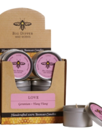 Big Dipper Wax Works Big Dipper 1.7 oz Mini Candle Tin Love