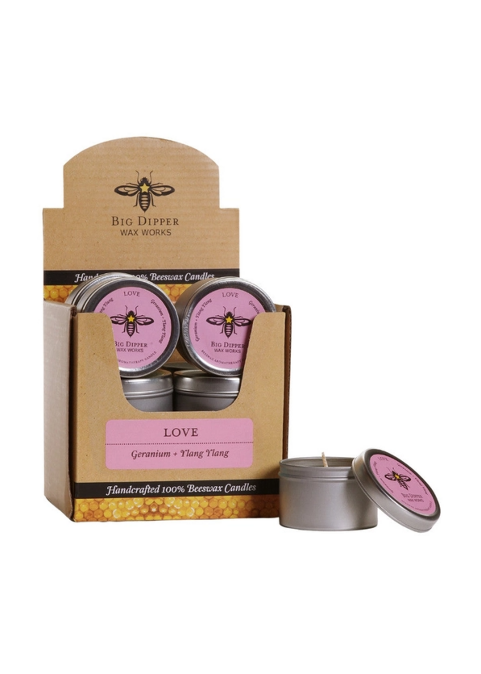 Big Dipper Wax Works Big Dipper 1.7 oz Mini Candle Tin Love