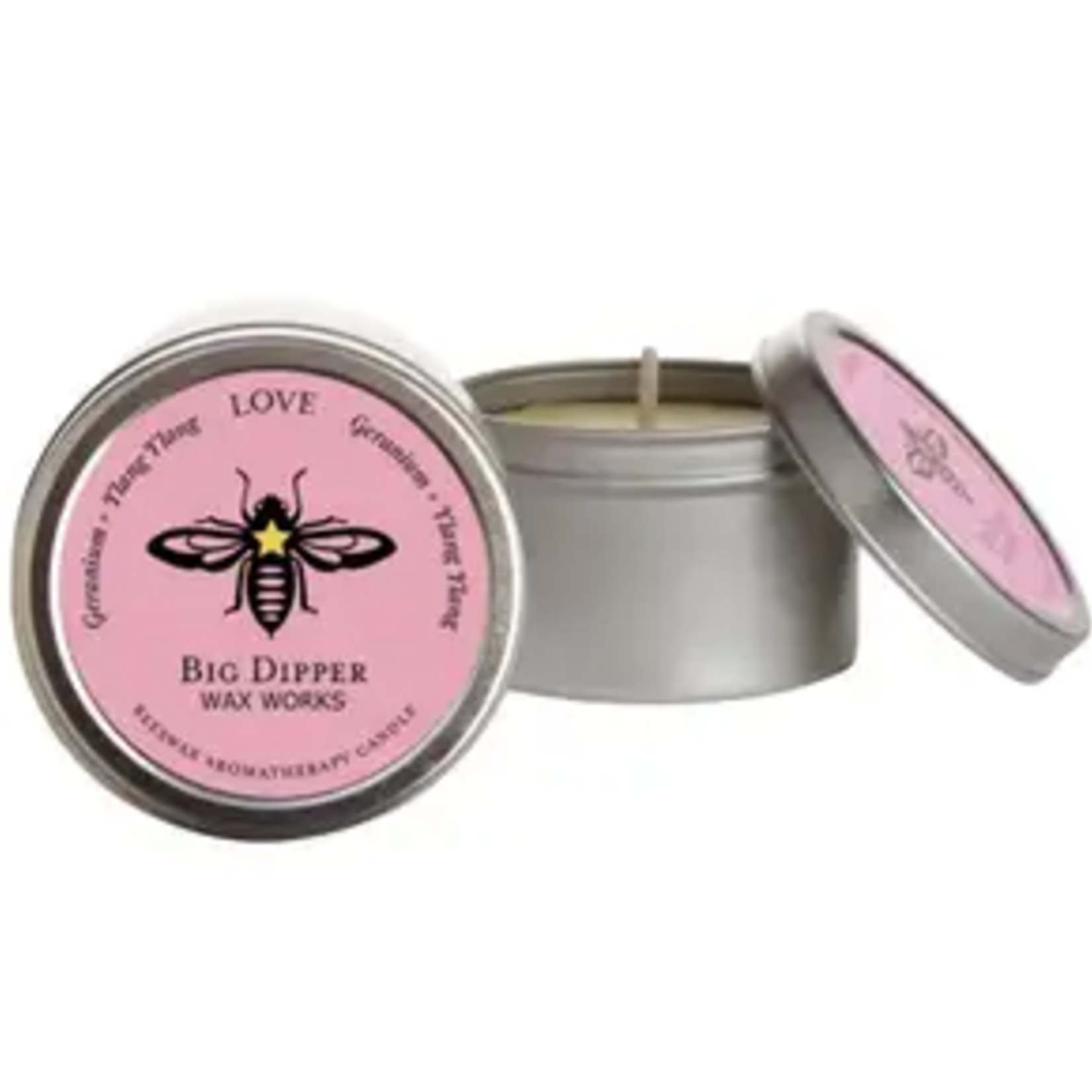 Big Dipper Wax Works Big Dipper 1.7 oz Mini Candle Tin Love