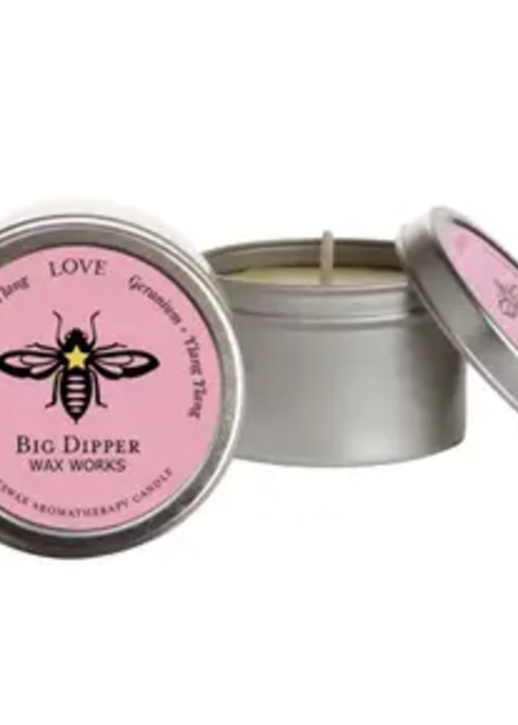 Big Dipper Wax Works Big Dipper 1.7 oz Mini Candle Tin Love