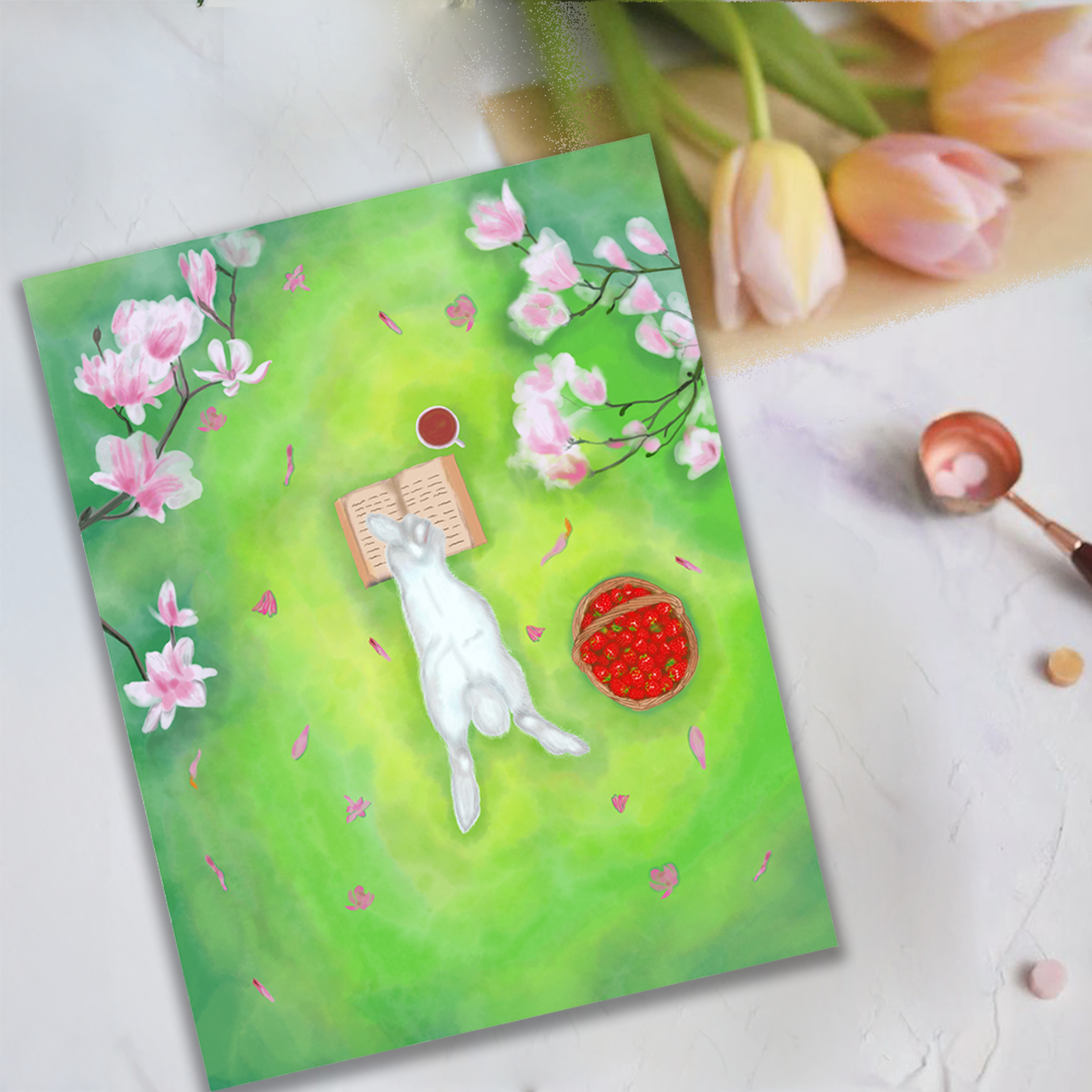 My Muses Card Shop My Muses Card Shop  Leisure Bunny Greeting Cards