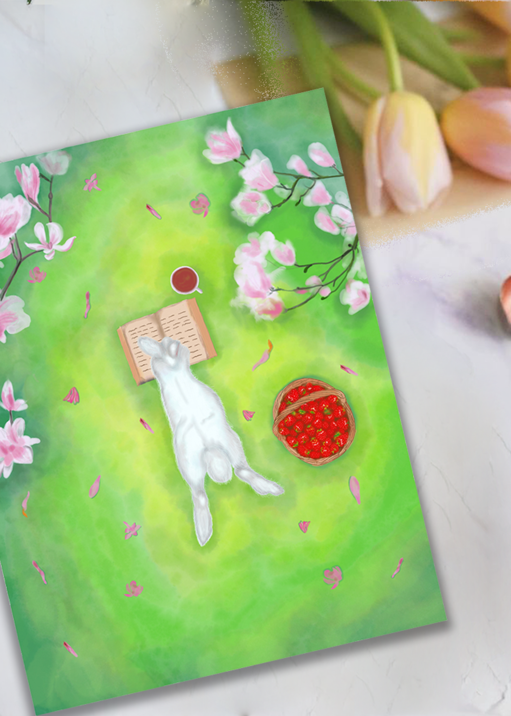 My Muses Card Shop My Muses Card Shop  Leisure Bunny Greeting Cards