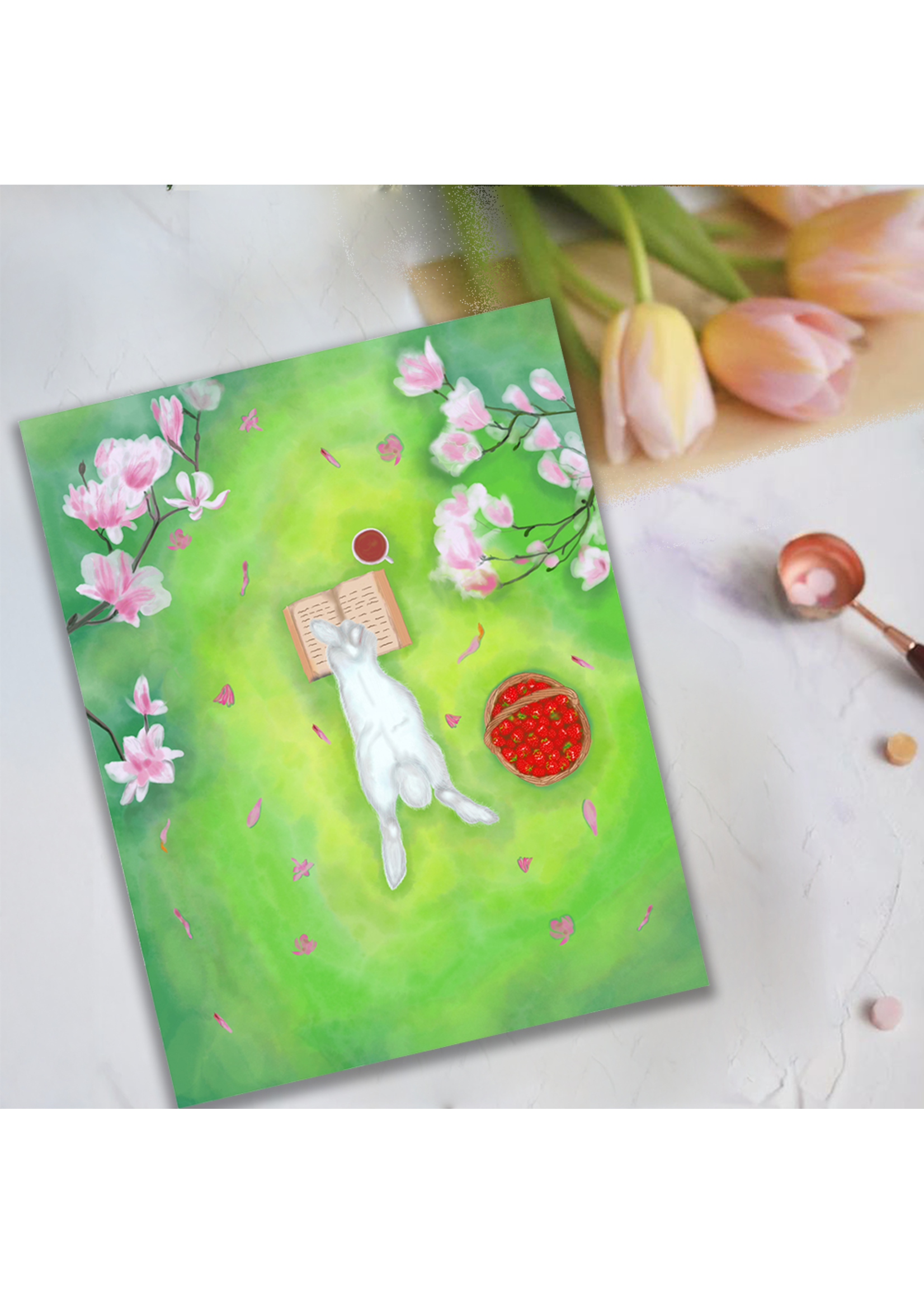 My Muses Card Shop My Muses Card Shop  Leisure Bunny Greeting Cards