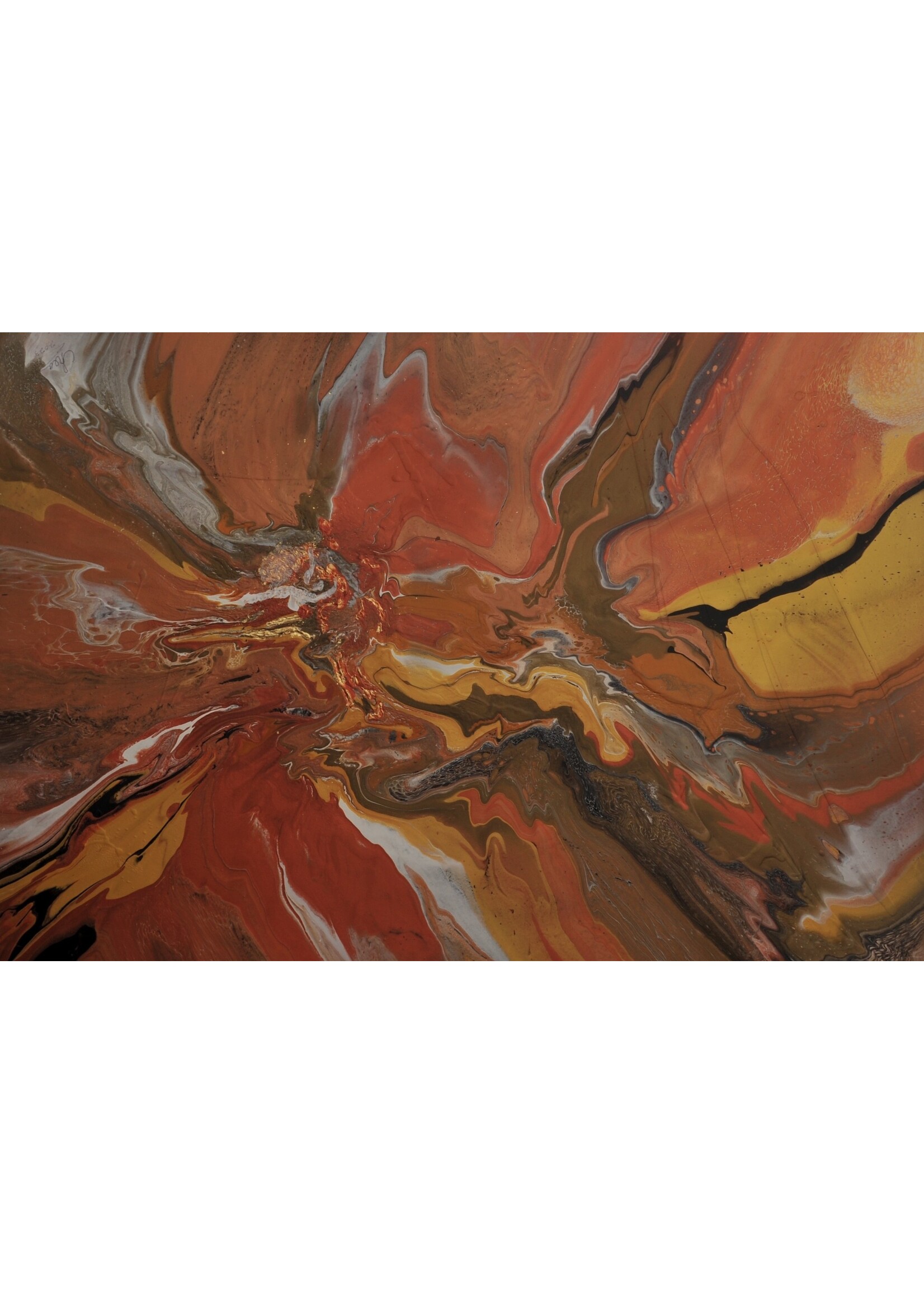 Cheas Art Lava Flow by Cheas Art 56x38 Muse Gallery