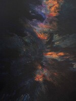 Cheas Art Stormy Night Cheas Art 24x36 Muse Gallery