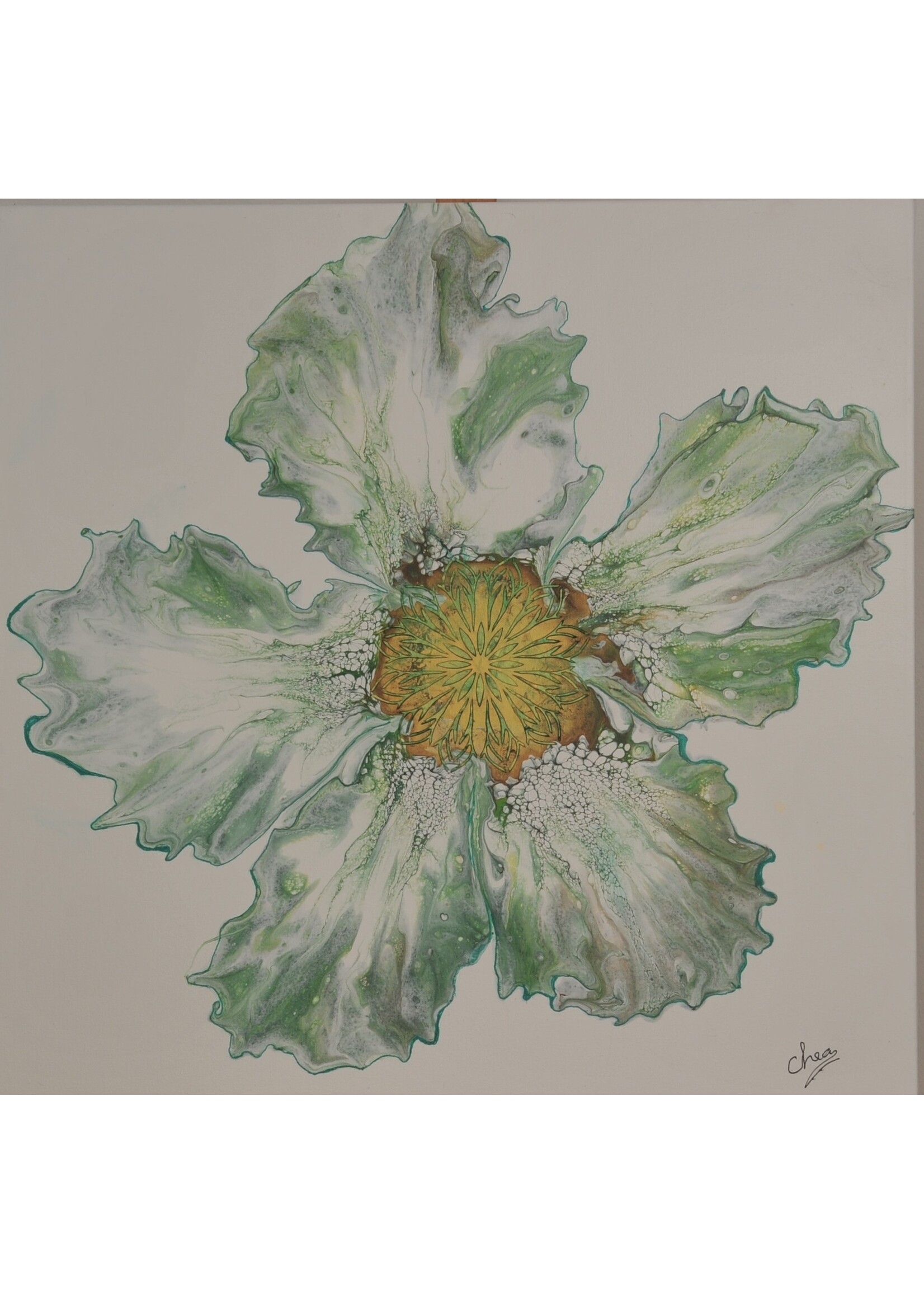 Cheas Art Verdant Whisper Cheas Art 24x24 Muse Gallery