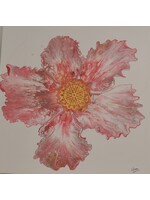 Cheas Art Crimson Blossom Cheas Art 24x24 Muse Gallery