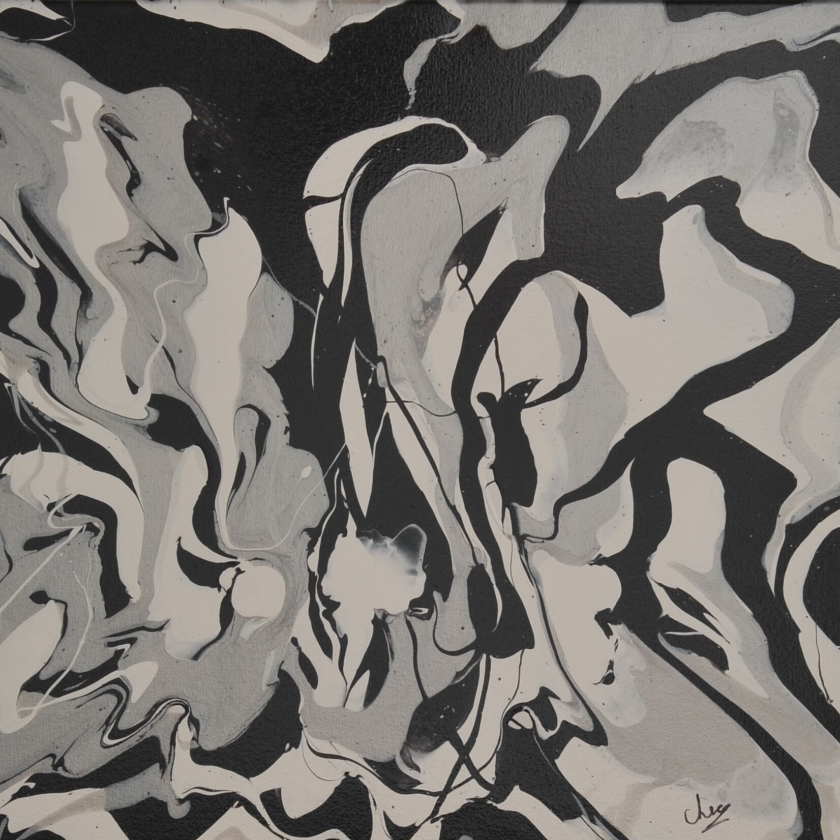Cheas Art Monochromatic Cheas Art 20x20 Muse Gallery