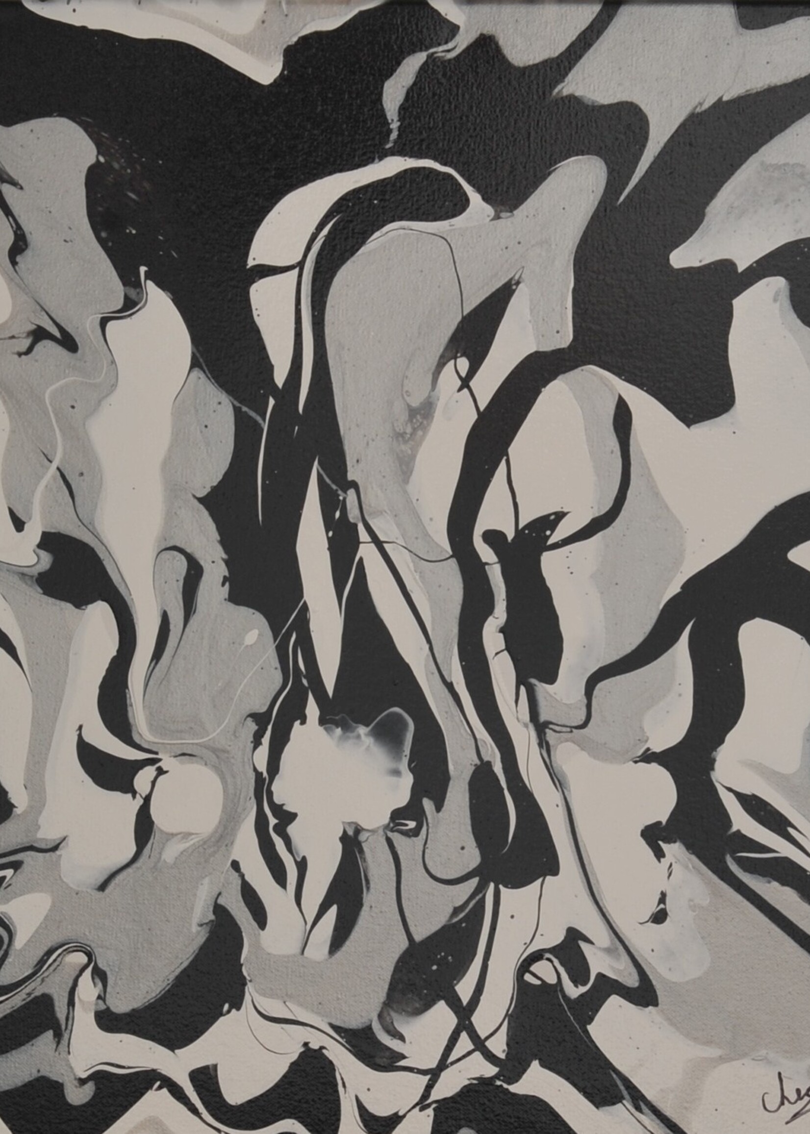 Cheas Art Monochromatic Cheas Art 20x20 Muse Gallery