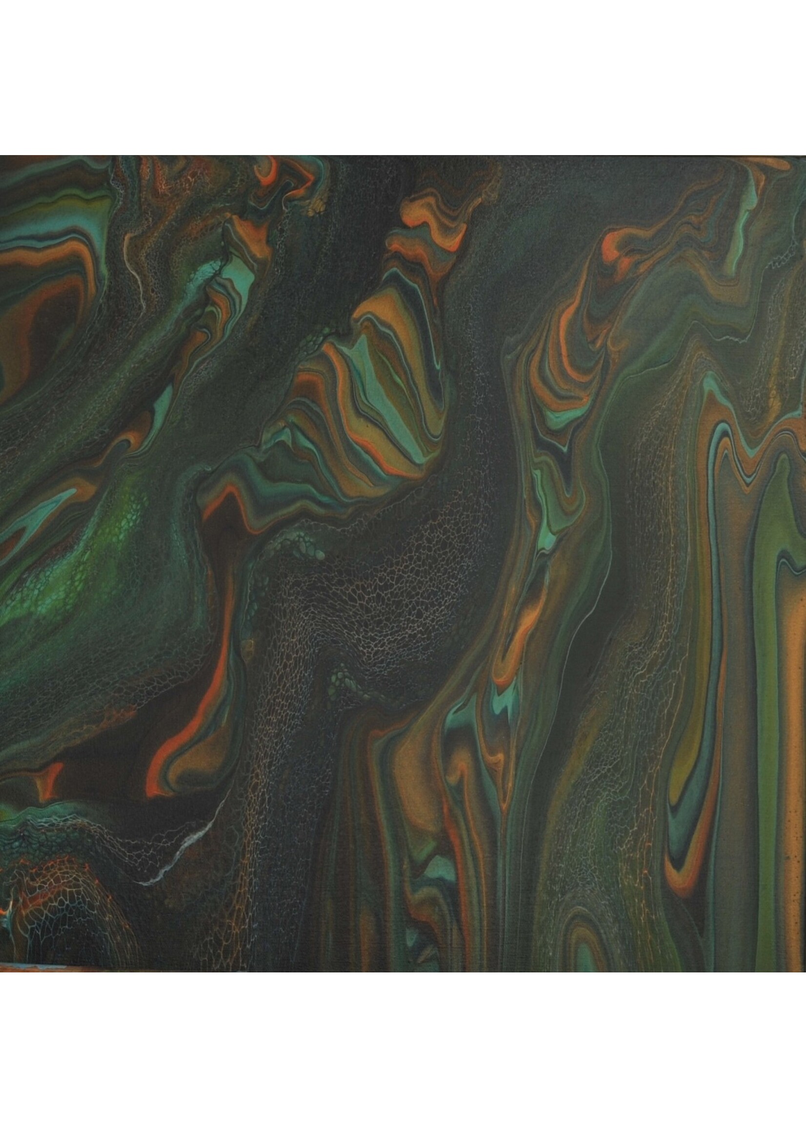 Cheas Art Malachite River 1 Cheas Art 20x20 Muse Gallery