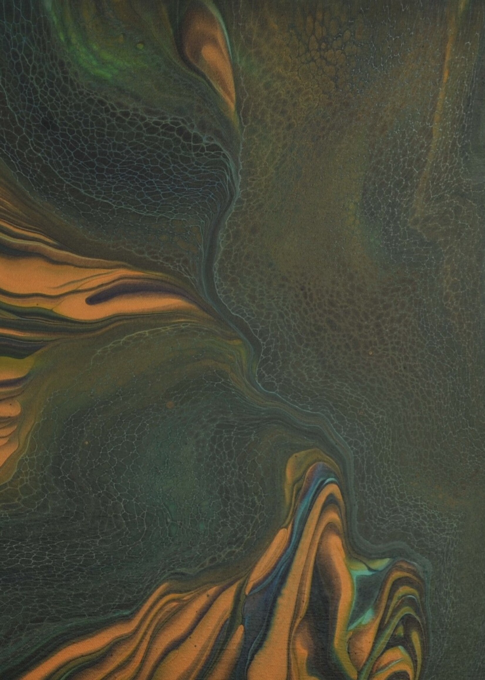 Cheas Art Malachite River 3 Cheas Art 20x20 Muse Gallery