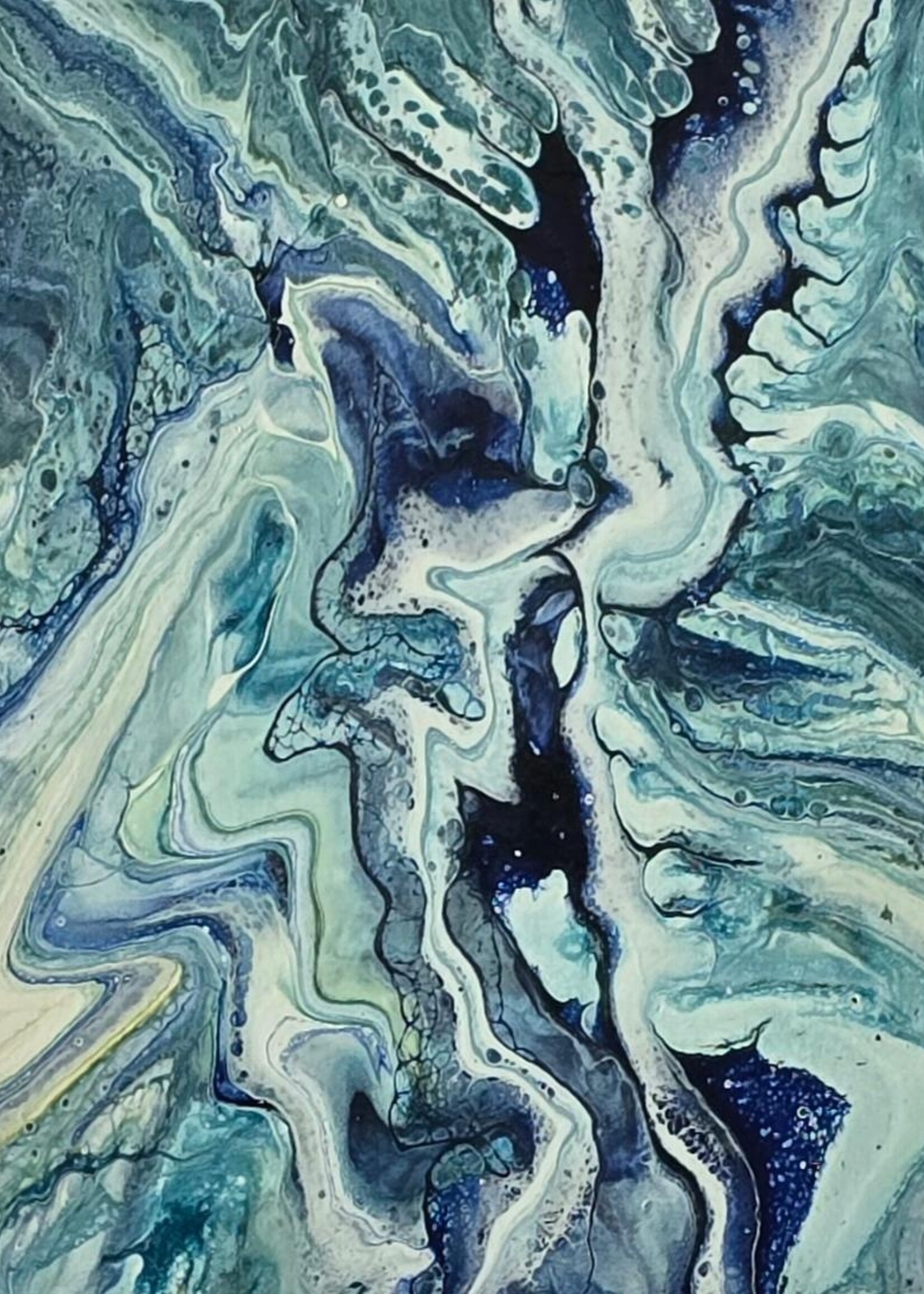Cheas Art Deep Ocean Cheas Art 12x12 Muse Gallery