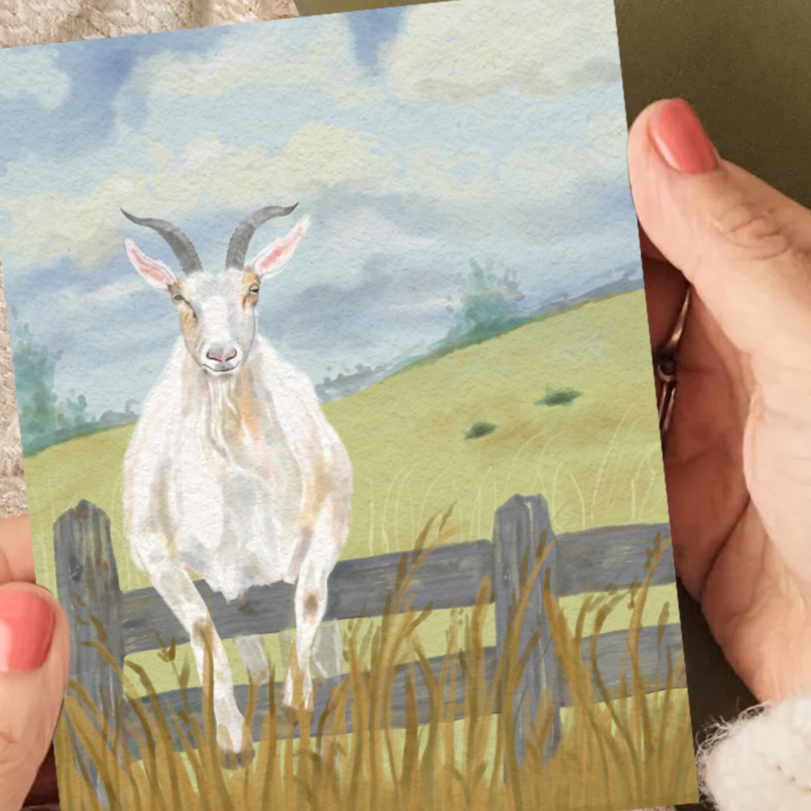 My Muses Card Shop My Muses Card Shop You Are the GOAT Greeting Cards