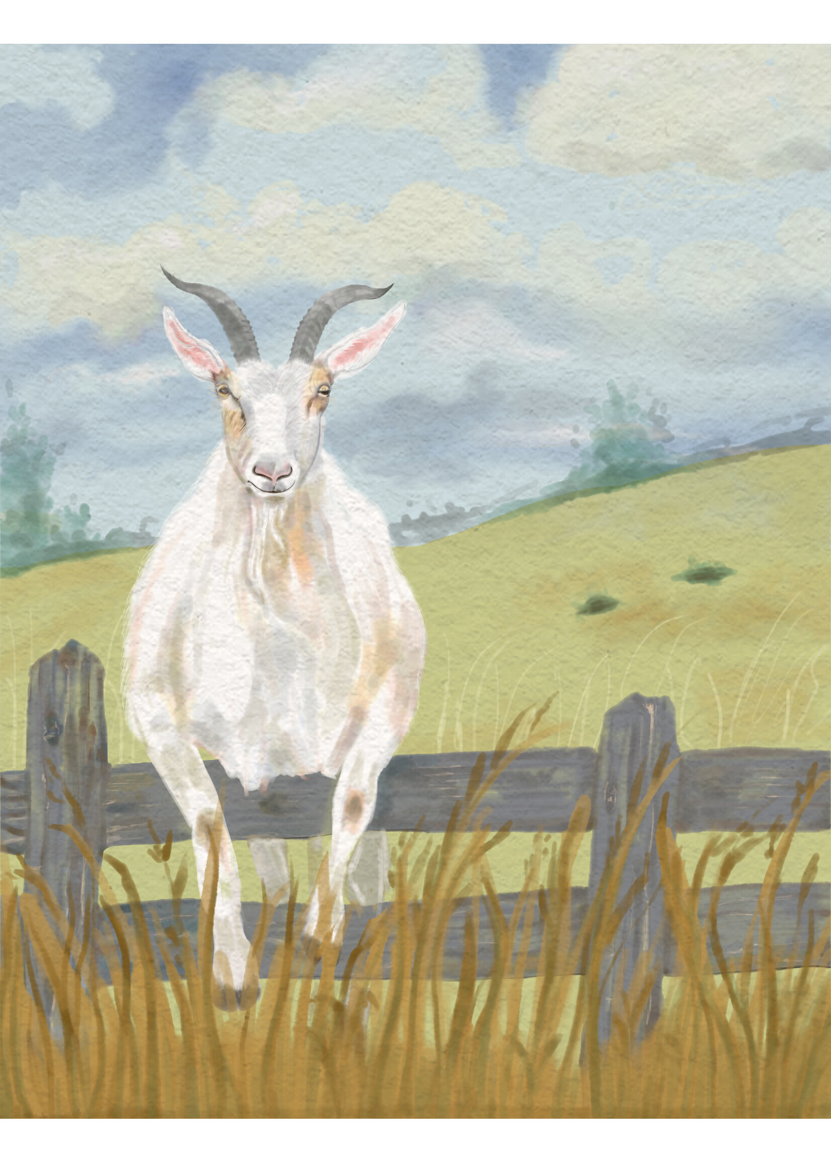 My Muses Card Shop My Muses Card Shop You Are the GOAT Greeting Cards