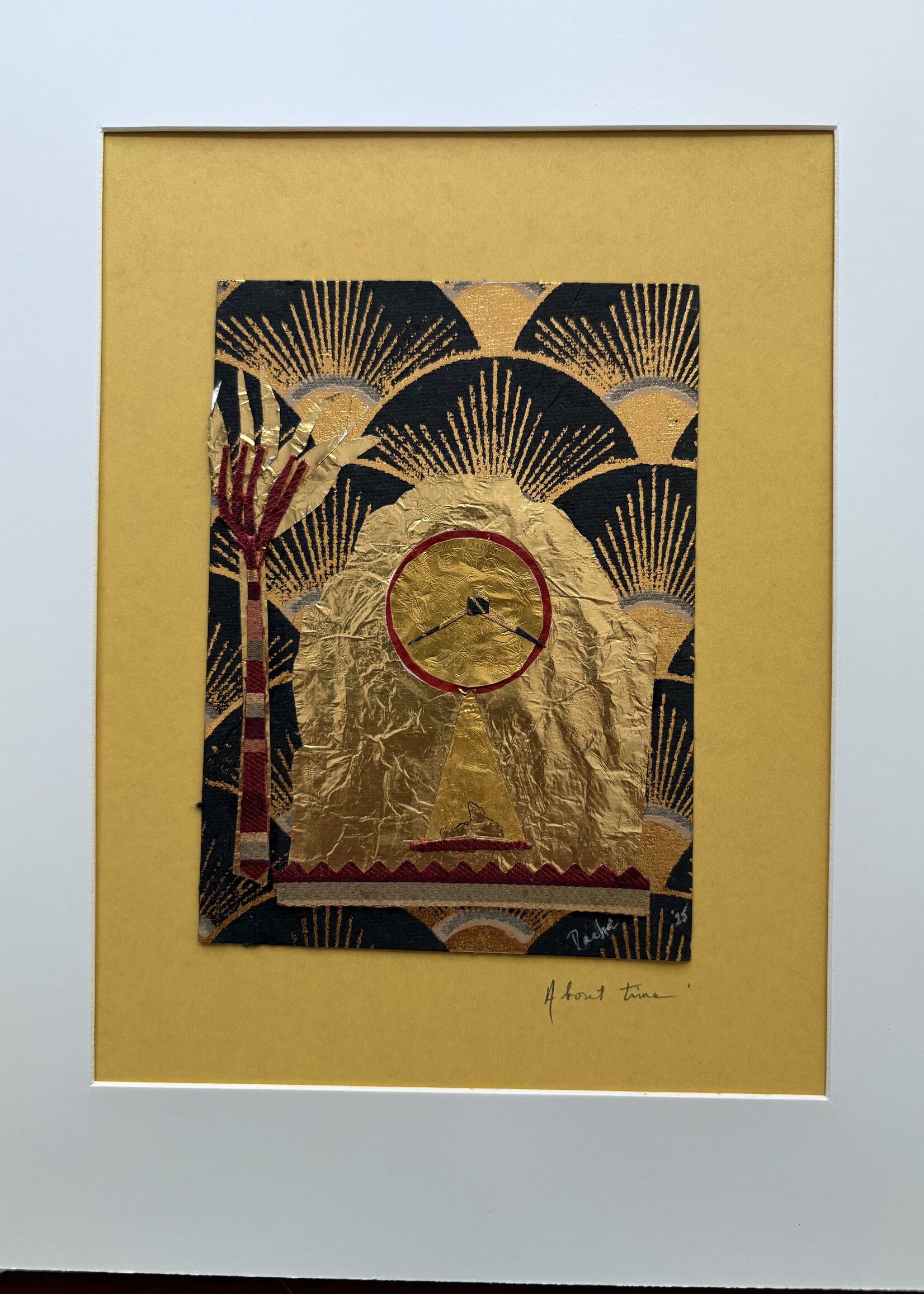 Rachel Mills About Time Collage 12 x 10 Muse Gallery