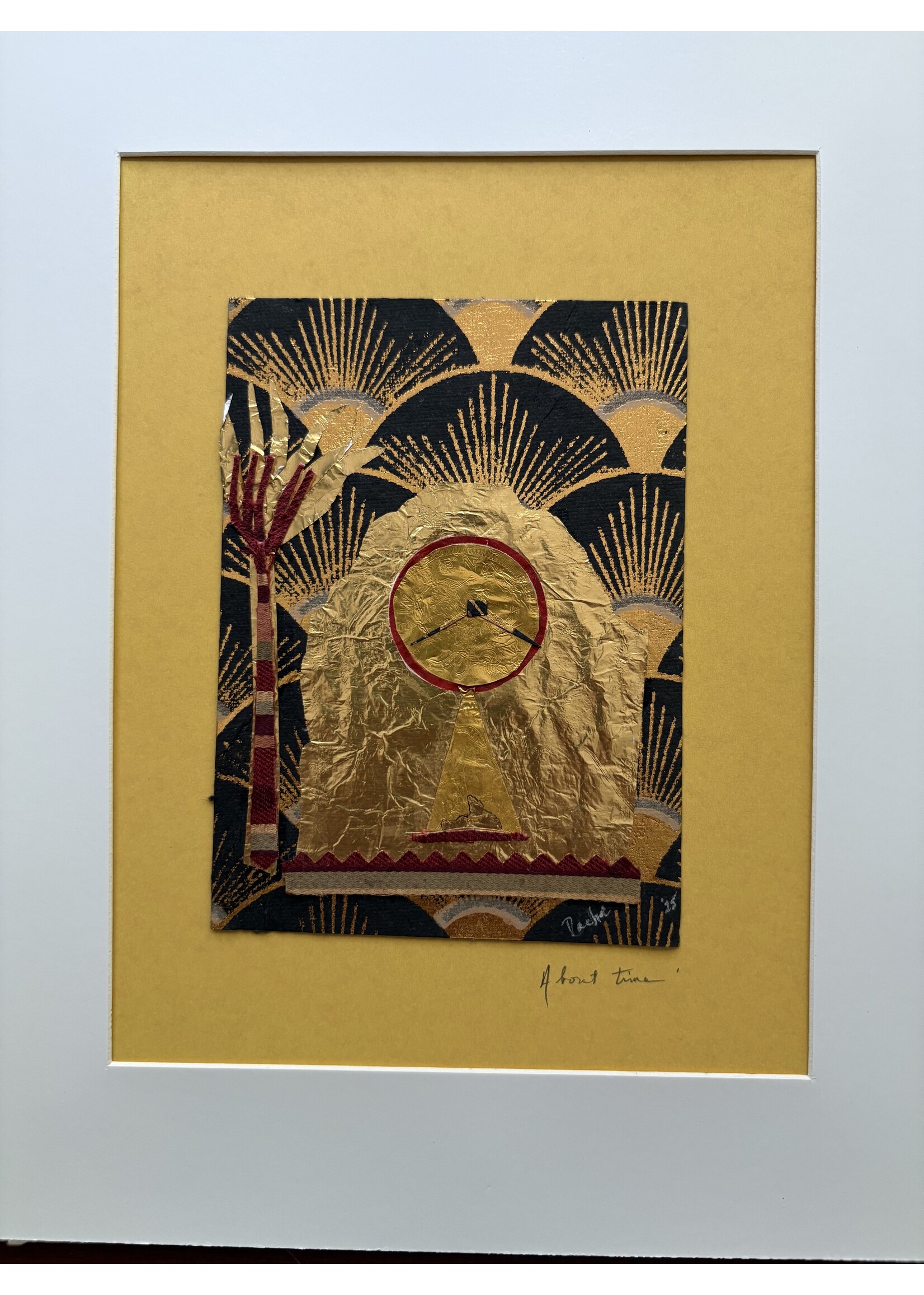 Rachel Mills About Time Collage 12 x 10 Muse Gallery