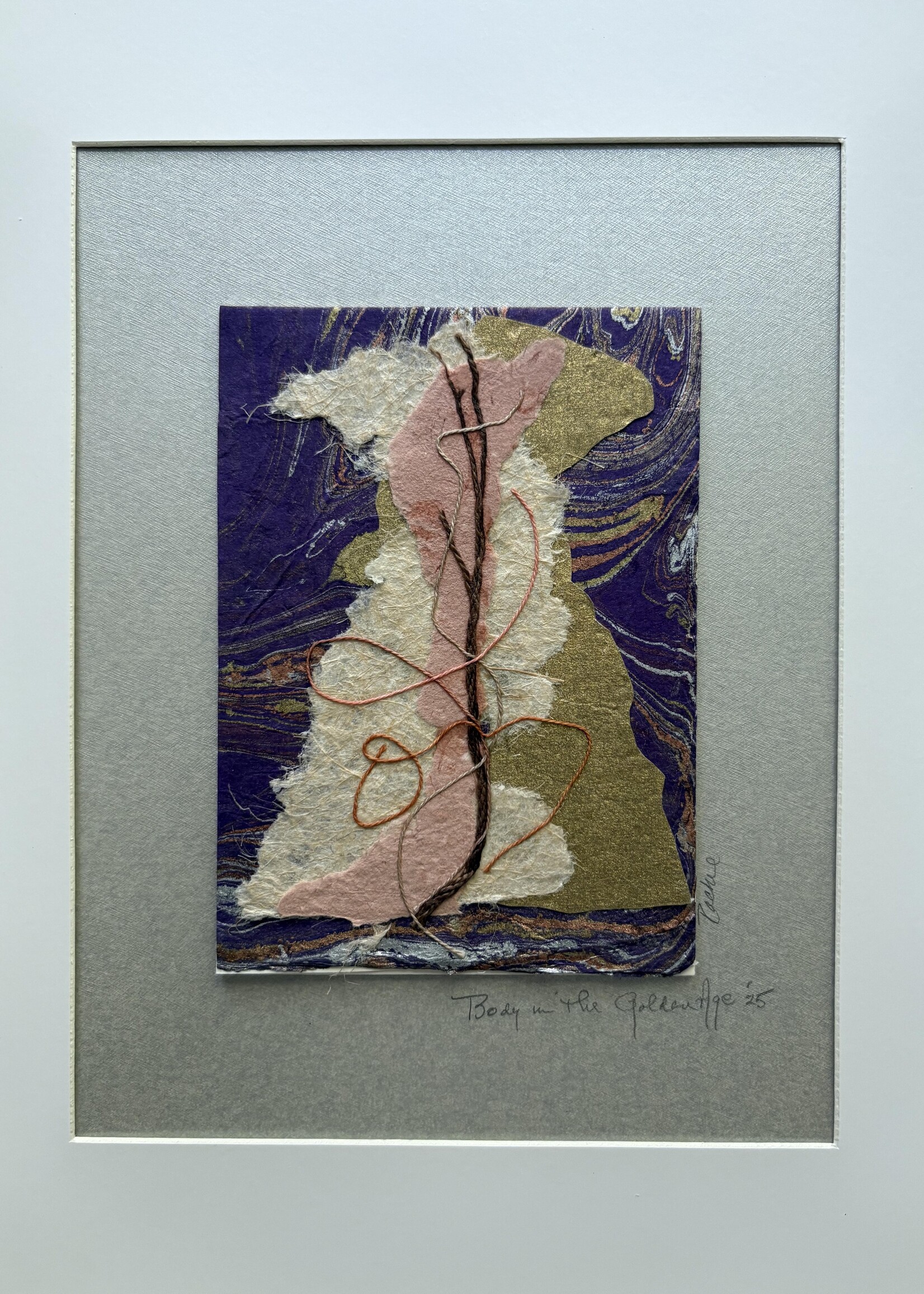 Rachel Mills Body in the Golden Age Collage 12 x 10 Muse Gallery