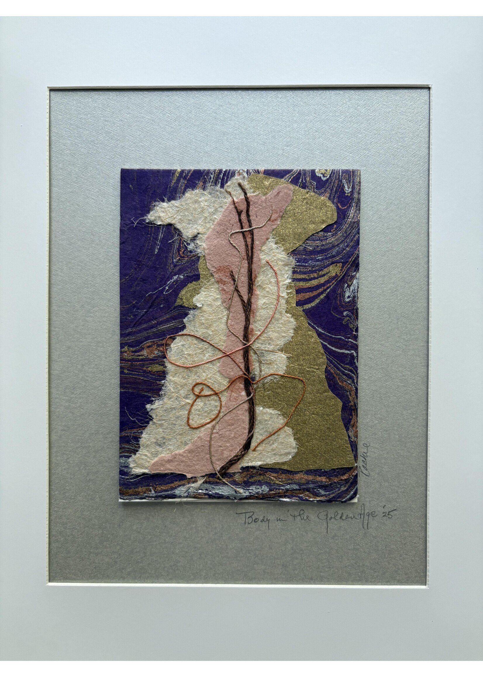 Rachel Mills Body in the Golden Age Collage 12 x 10 Muse Gallery