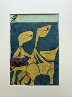 Rachel Mills Dog People Collage 9.75 x 7.75 Muse Gallery