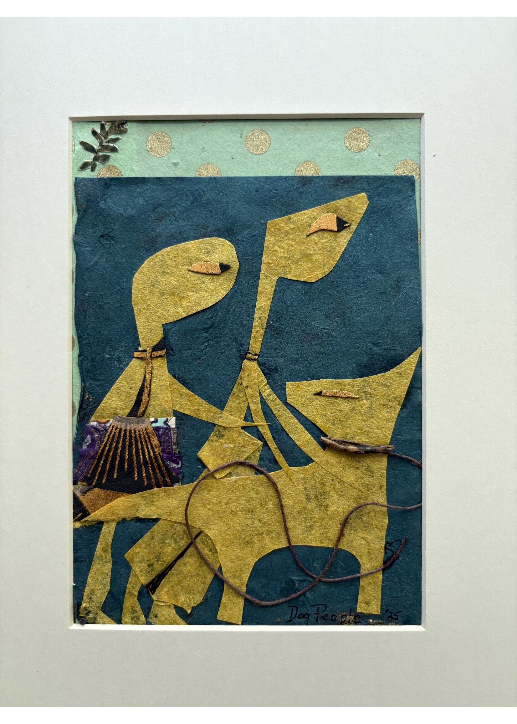 Rachel Mills Dog People Collage 9.75 x 7.75 Muse Gallery