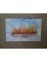 Rachel Mills Aflame Watercolor 13 x 16.5 Muse Gallery