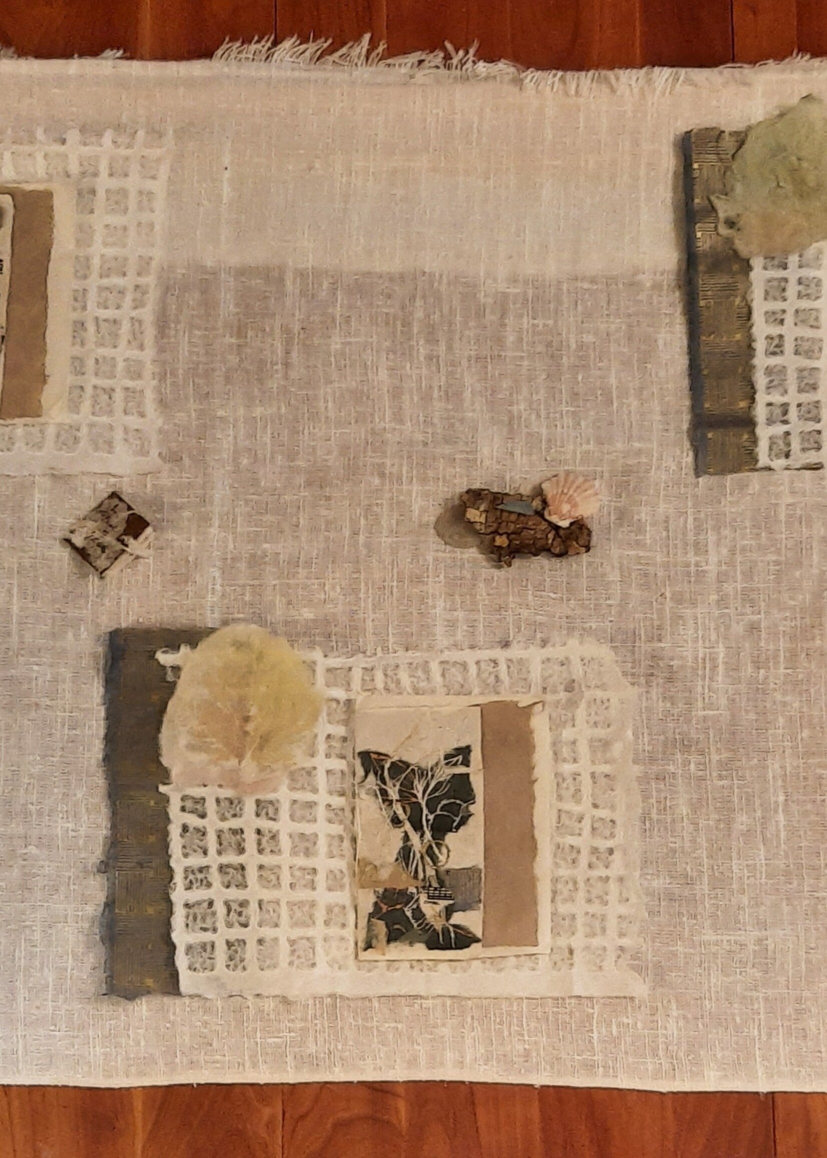 Rachel Mills Setting a Place at the Table for Peace Handmade Book 22 x 50 Muse Gallery