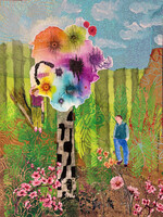 Holly Burnham Adam and Eve in the Garden 12 x 16 Muse Gallery