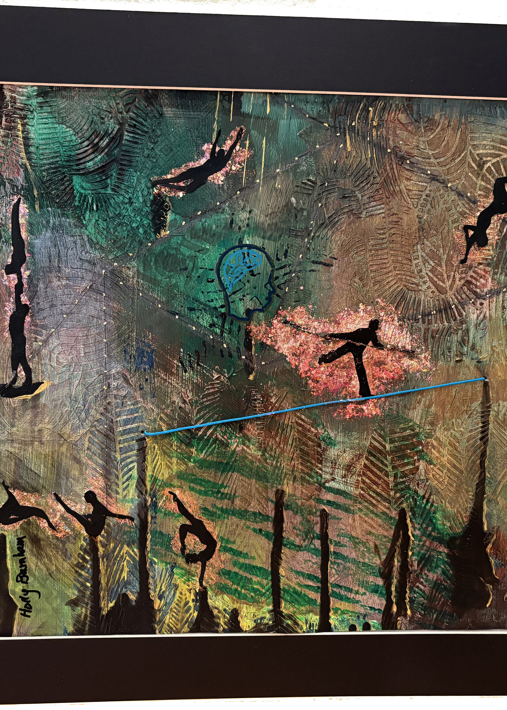 Holly Burnham Cerebral Acrobatics 24 x 20 Muse Gallery