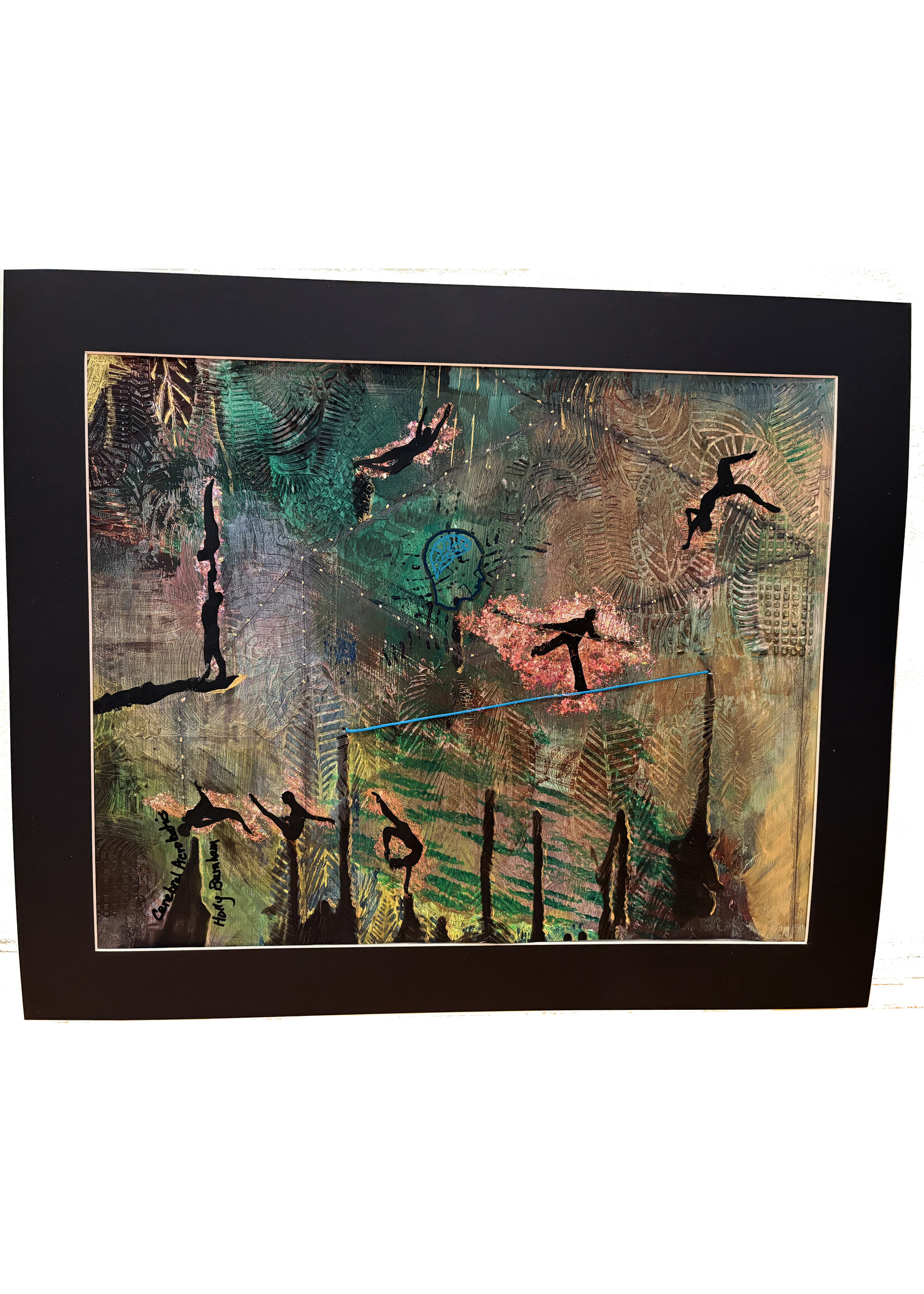 Holly Burnham Cerebral Acrobatics 24 x 20 Muse Gallery